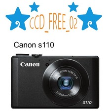 Canon PowerShot S110 Digital Camera 12MP 5xOptical Zoom 1080i HD Video Recording