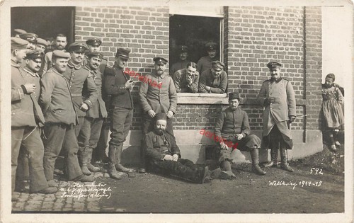 Carte photo soldats allemands