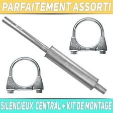 Pot d’échappement central pour VW VW Golf II 2 1.0i 1.3i 1.6i 1.8i Hayon