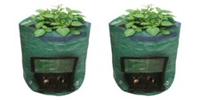 2X Sacs De Plantation De Pommes De Terre Sacs De Plante Bac À Fleurs