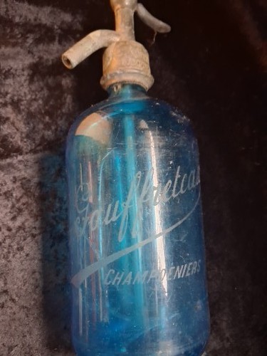 Ancienne bouteille eau seltz - eau,