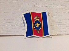 PLAYMOBIL COIN 3112/PRISON ENGLISH SOLDIER VINTAGE FLAG