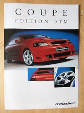 IRMSCHER OPEL ASTRA COUPE DTM Edition orig 2002 French Mkt Sales Brochure