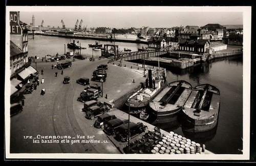 Cpa cherbourg vue - vue, sur