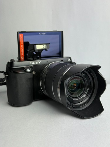 Sony nex black mirrorless - nex-f3,