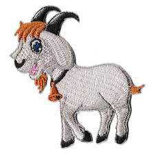Patch écusson patche chèvre