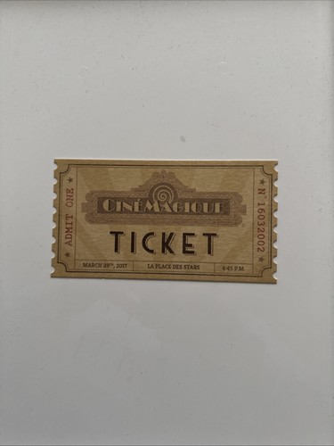 Rare ticket cinemagique - ticket,