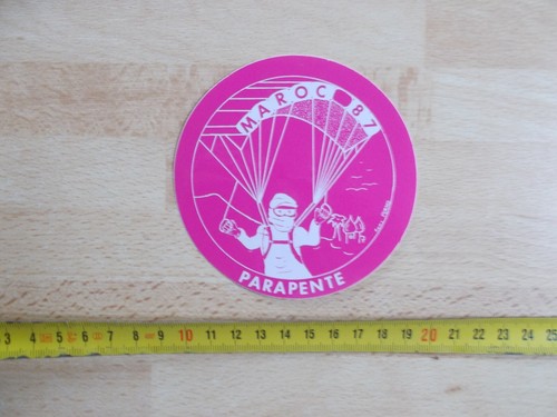 Autocollant parapente maroc - -,