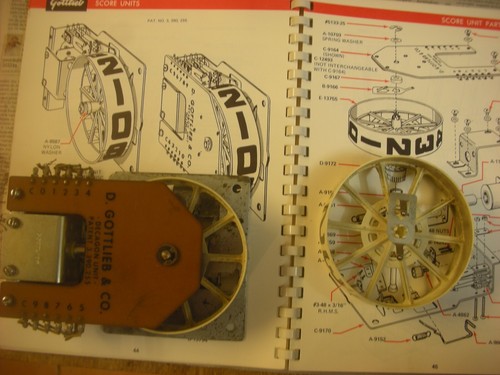 Flipper gottlieb compteur - flipper, gottlieb: