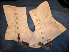 Guêtres toile sous pied cuir