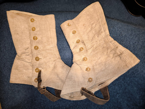 Guêtres toile sous pied - , cuir