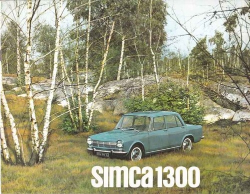 Catalogue brochure simca - brochure, 1300