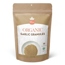 Organic Garlic Granules - Non-GMO Dried Garlic Powder for Natural Cooking