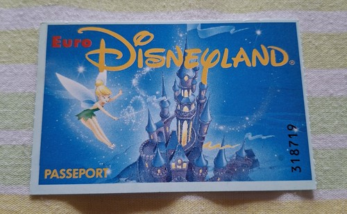 Rare ticket papier - , eurodisney