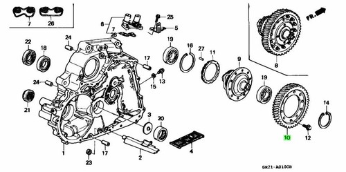 Oem honda final drive - final,