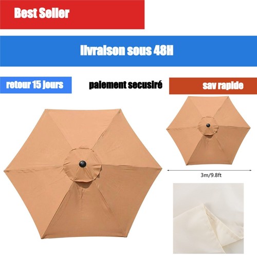 Auvent rechange parasol 7 - auvent, 2,7
