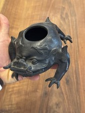 Chinese Bronze Toad 19th Century China Asia