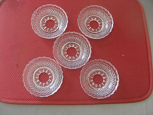 622 5 coupelles bobeches - "622.18",