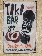 Drapeau "TIKI BAR"  Vintage