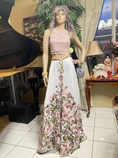 Floral Lace Top And Long Skirt