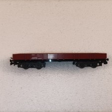 PRIMEX/MARKLIN HO 4537 WAGON PLAT BORDS BAS A BOGIES DB