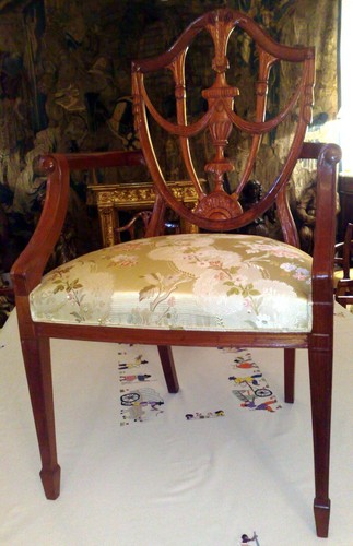 Meuble chaise acajou -  meuble,