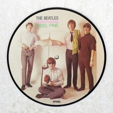 BEATLES I FEEL FINE PARLOPHONE RP5200 UK PICTURE VINYL VINYL 7