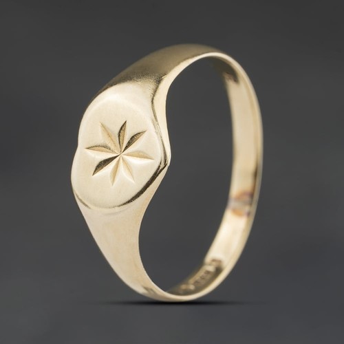 Bague chevalière cœur or - bague,
