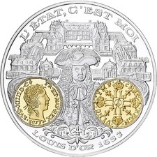 [#398071] France, Medal, Histoire de la monnaie Française, Louis d'or de Louis, 