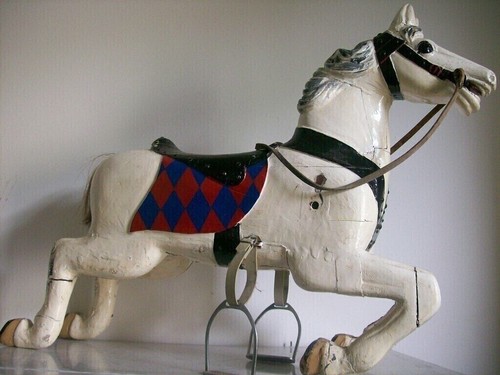 Cheval carrousel ancien - cheval, de