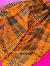 tissu ancien tartan pure laine