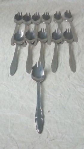 Fourchettes huitre inox - 12,