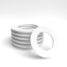 MATT WHITE DOWNLIGHT SPOTLIGHT SURROUND RING  BUY 1/ 1 30% OFF  BEZEL CONVERTER