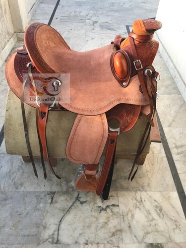Western saddle roping - western,