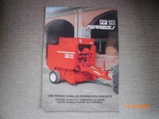 BROCHURE    PUBLICITAIRE   PRESSE   BALLES  RONDES  FERABOLI  FF 122