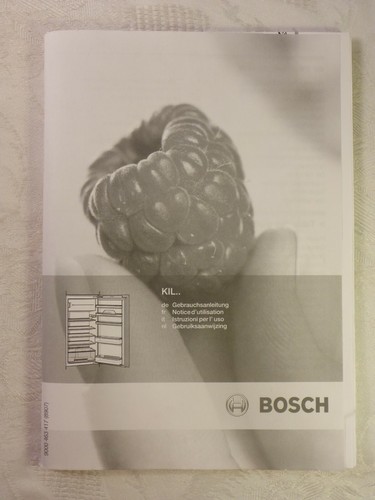 Ancienne notice bosch - notice,