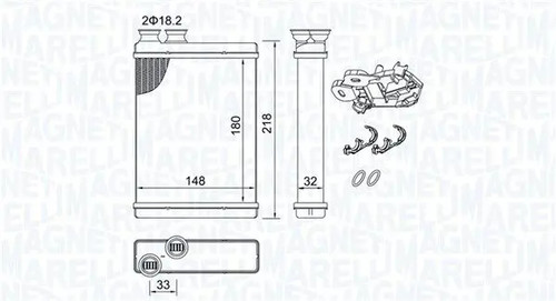 Radiateur chauffage - de,