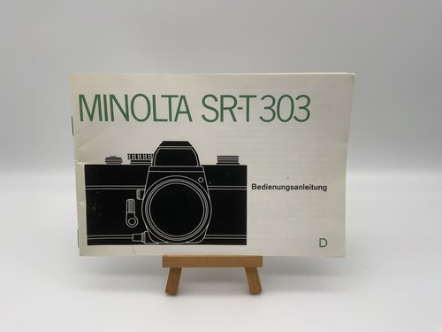 Minolta srt 303 manuel - srt,