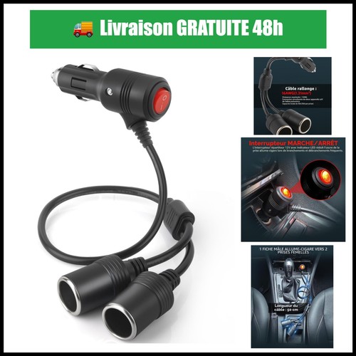Prise allume cigare - 12v, avec