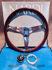 Volant classic en bois d'Acajous Nardi 390 mm.