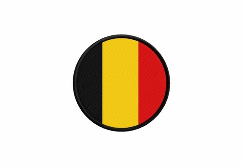 Patch ecusson drapeau belgique