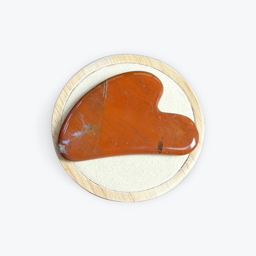 Gua sha jaspe rouge - sha,