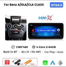 Autoradio Android Mercedes 4.5 Classe A W176 GLA X156 CLA C117 2G+64GB CarPlay
