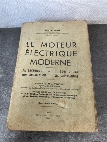 Ancien livre moteur - ancien, le