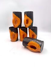6 cups - Mug Ceramics by Mado Jolain. Vintage (Capron/Youth/Ruelland/Blin)