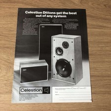 GRAM127 MAGAZINE ADVERT 11X8 CELESTION DITTON 11, 33, 44