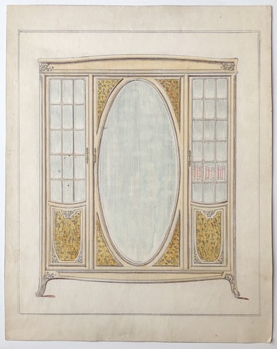 Aquarelle ancienne étude - aquarelle,