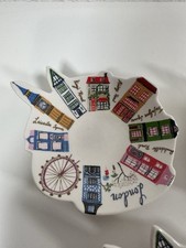 Anthropologie Danielle Kroll Travel Sights London Trinket Tray Dish