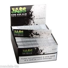 JASS SLIM 50 Notebooks of 33 Sheets (King Size Rolling Paper)