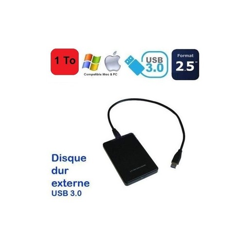 Mini disque dur externe - dur,